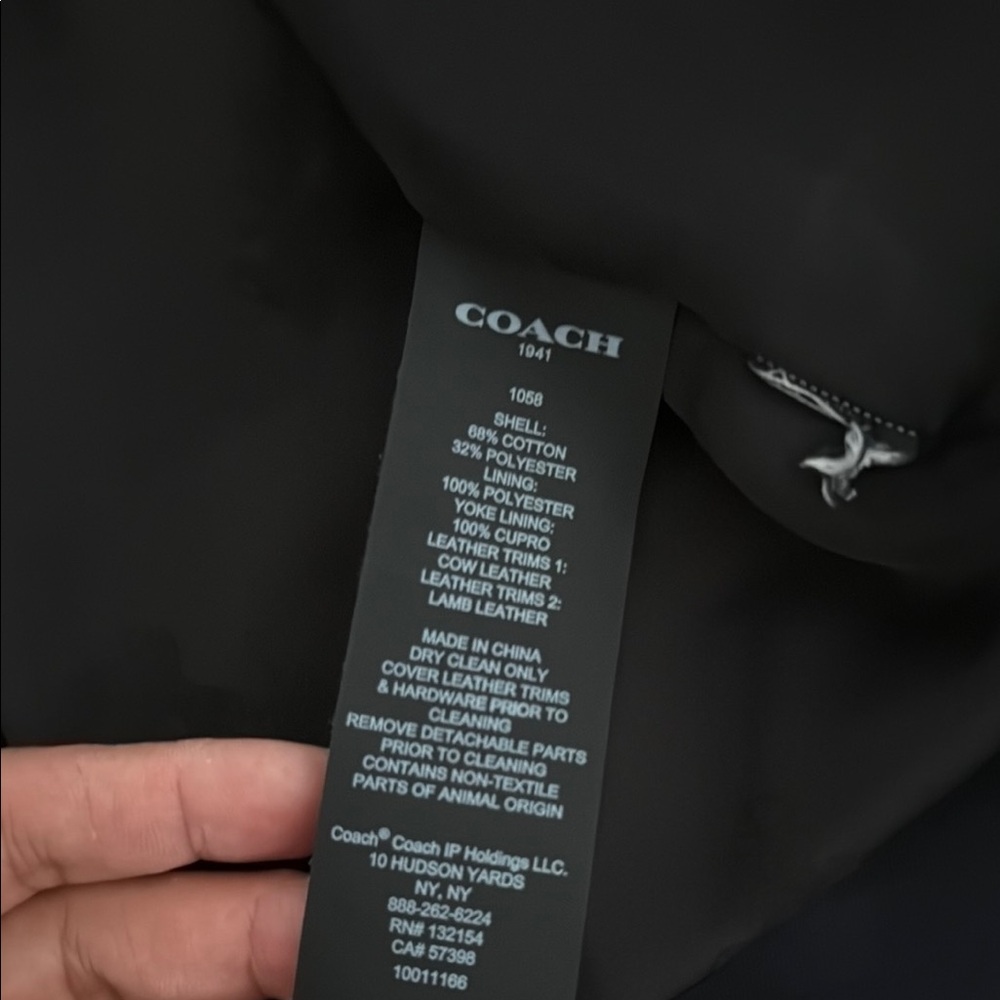Coach Navy Trench Coat - Picture 12 of 16